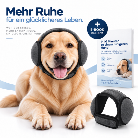 Beruhigende Ohrenschützer für Hunde